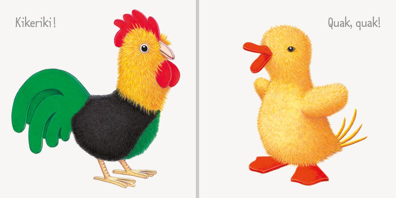 Beispielinhalt (Bild) Miau, miau! - Wie machen die Tiere?