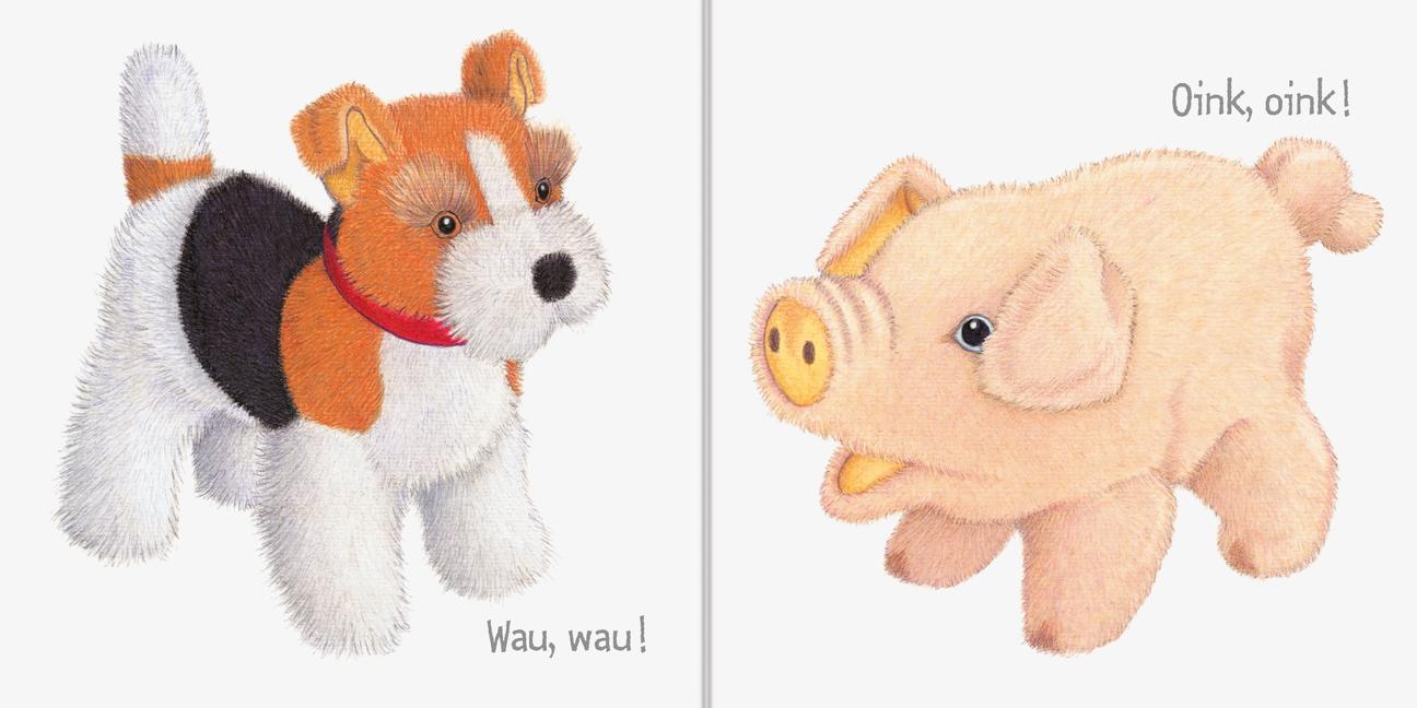 Beispielinhalt (Bild) Miau, miau! - Wie machen die Tiere?