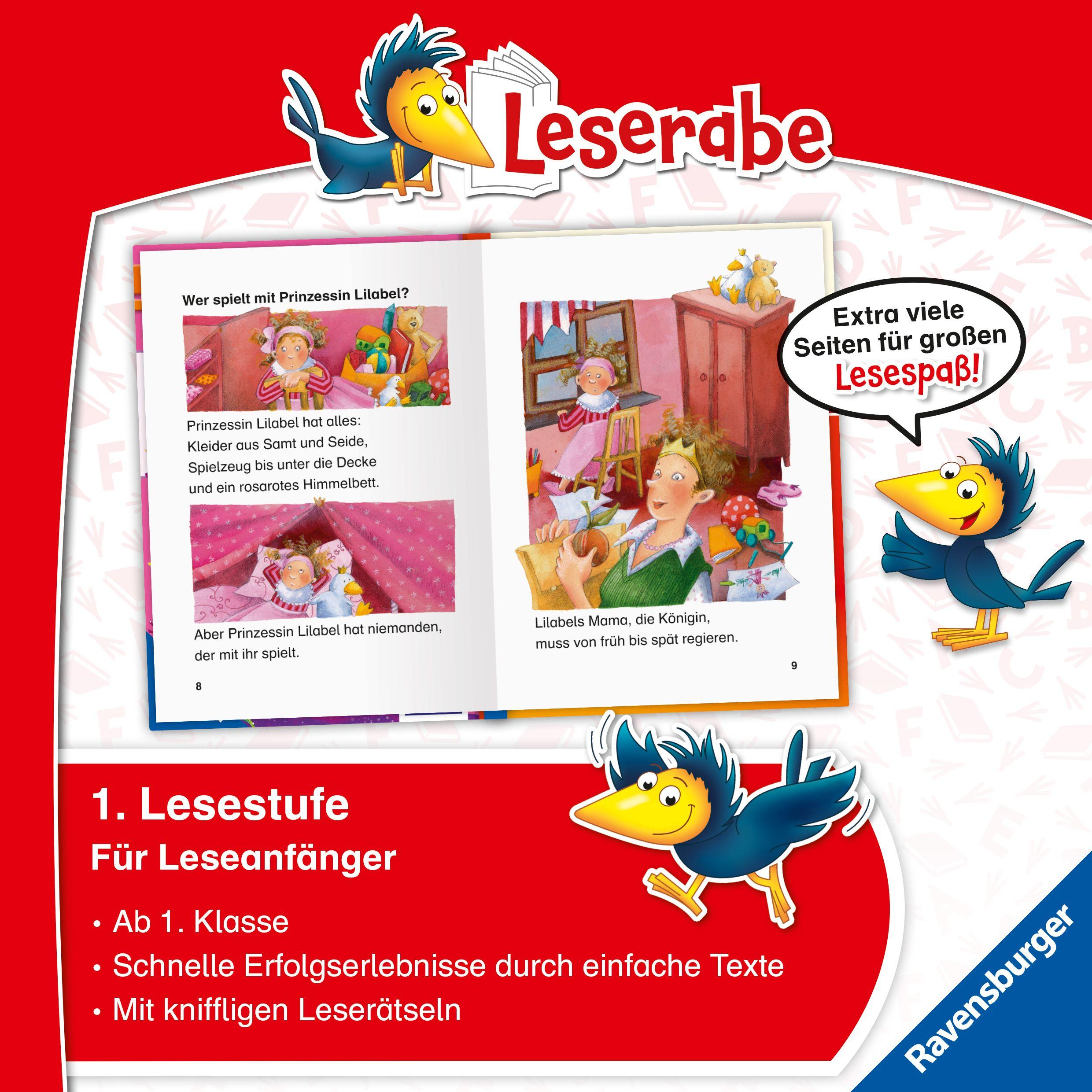 Beispielinhalt (Bild) Erstlesegeschichten für Mädchen in der 1. Klasse - Leserabe 1. Klasse - Erstlesebuch für Kinder ab 6 Jahren