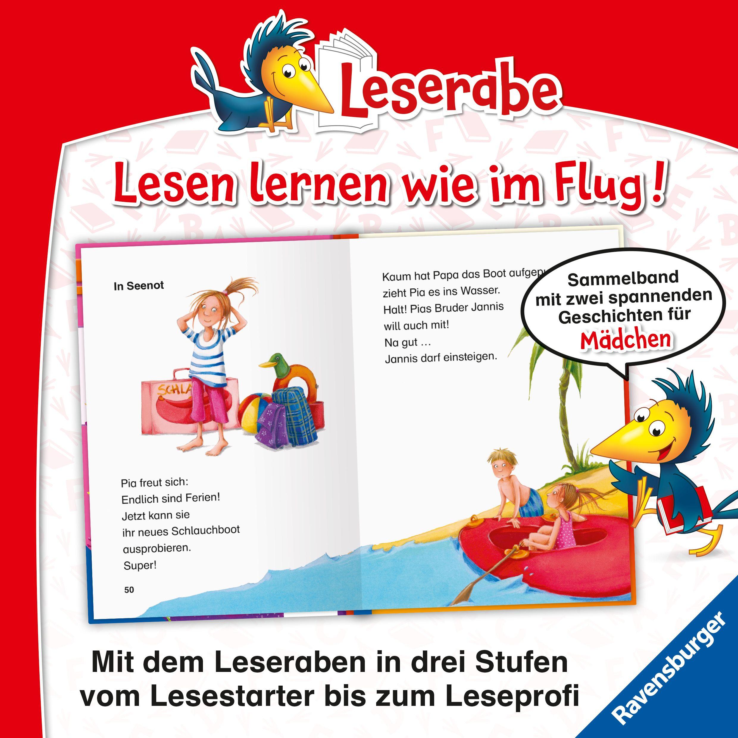 Beispielinhalt (Bild) Erstlesegeschichten für Mädchen in der 1. Klasse - Leserabe 1. Klasse - Erstlesebuch für Kinder ab 6 Jahren