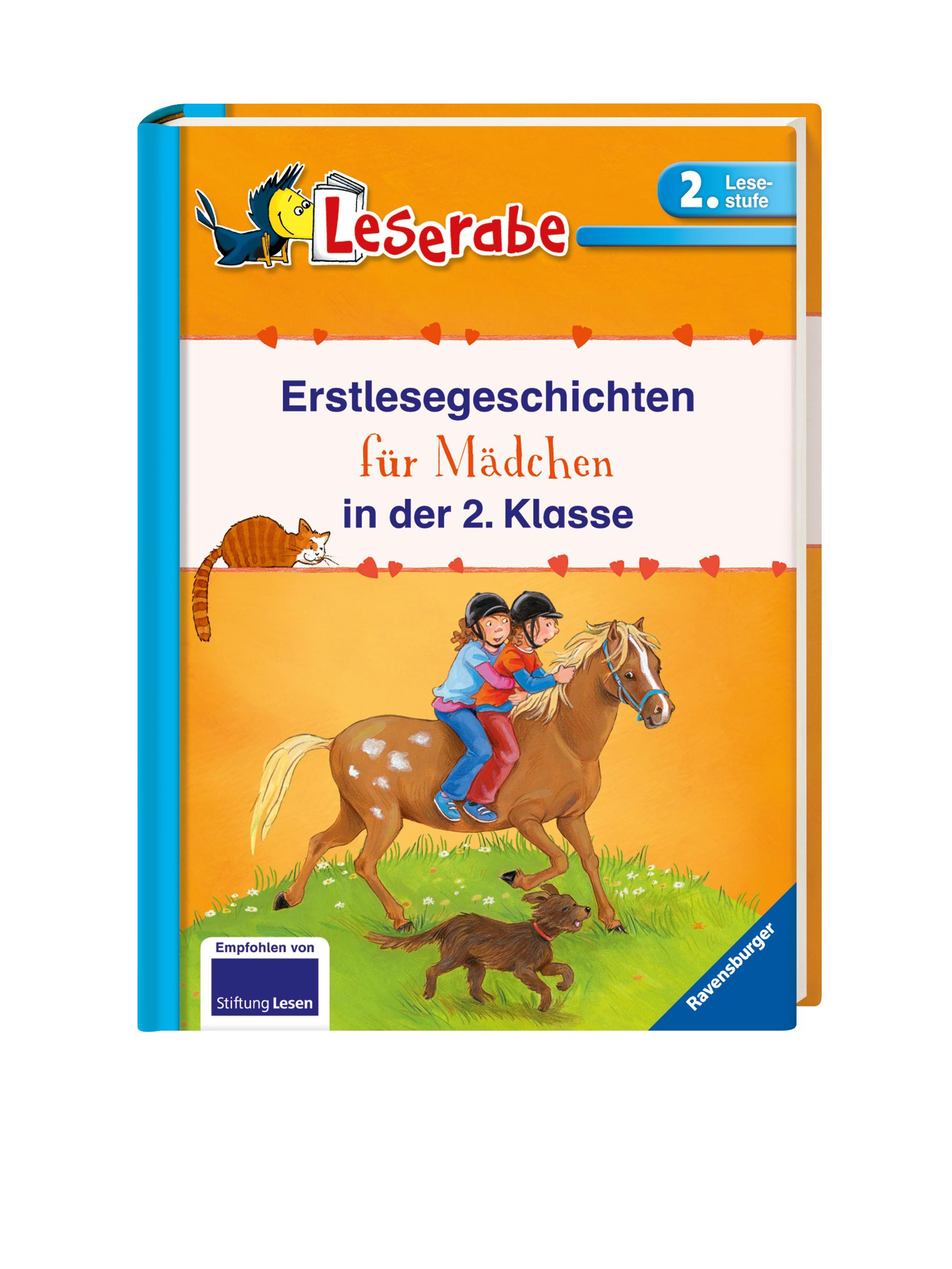 Beispielinhalt (Bild) Erstlesegeschichten für Mädchen in der 2. Klasse - Leserabe 2. Klasse - Erstlesebuch für Kinder ab 7 Jahren