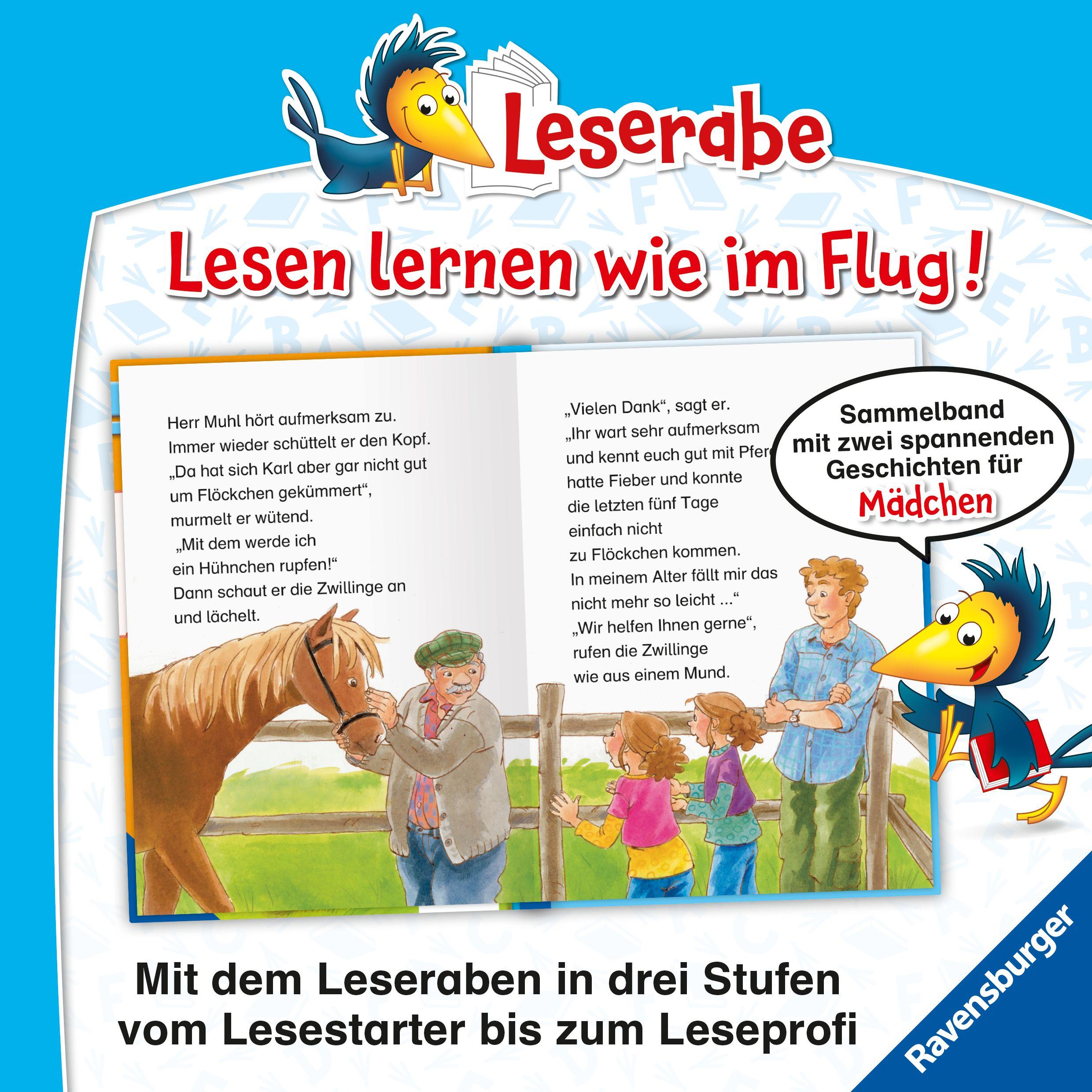 Beispielinhalt (Bild) Erstlesegeschichten für Mädchen in der 2. Klasse - Leserabe 2. Klasse - Erstlesebuch für Kinder ab 7 Jahren
