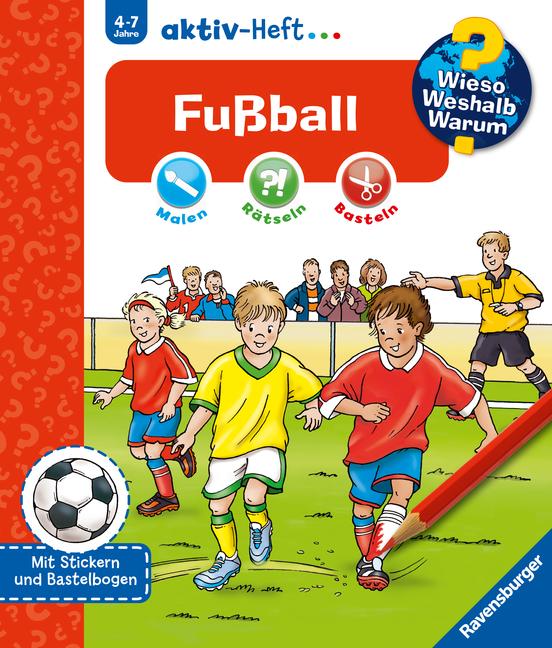 Vorderes Coverbild Wieso? Weshalb? Warum? aktiv-Heft: Fußball
