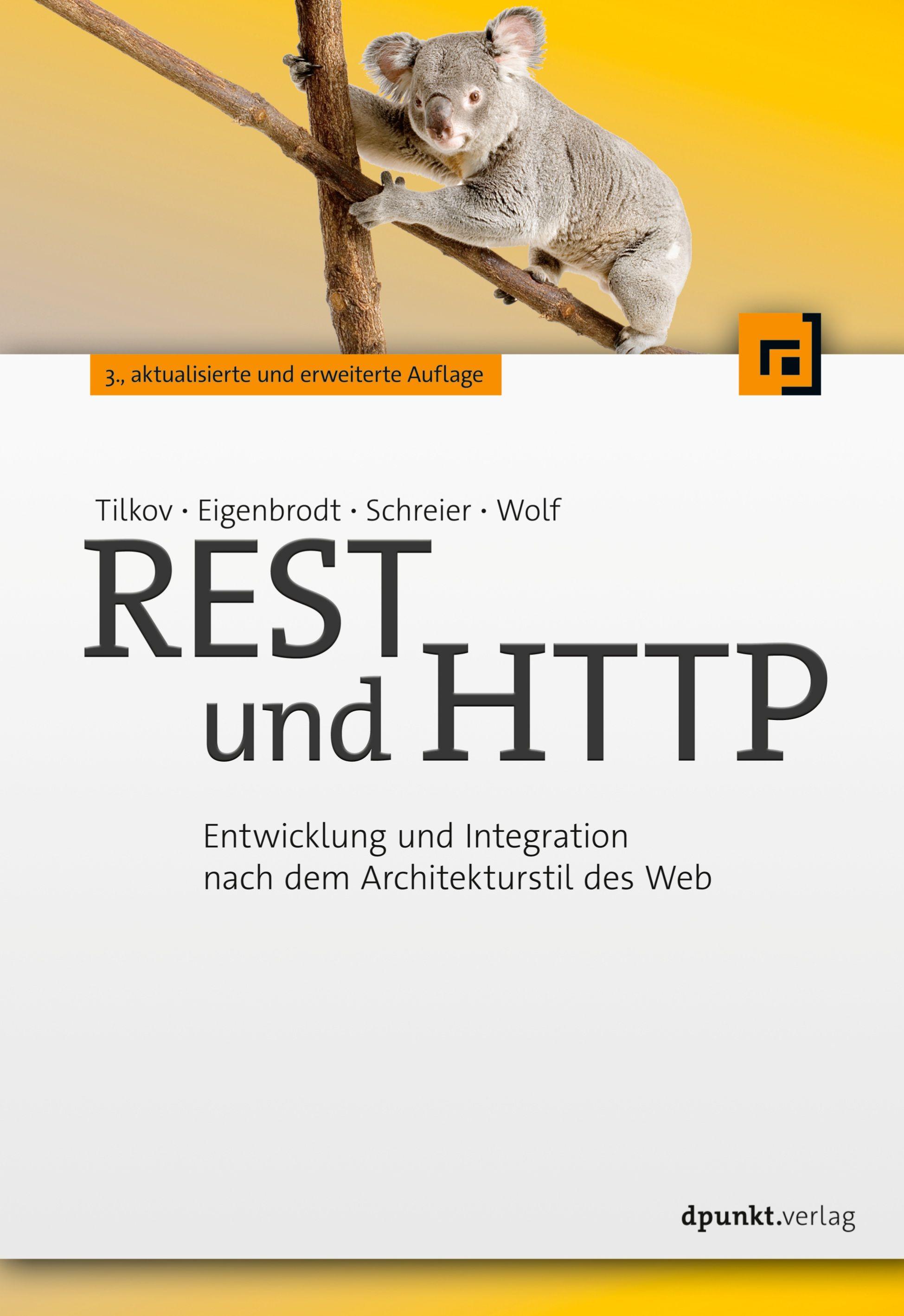 Vorderes Coverbild REST und HTTP