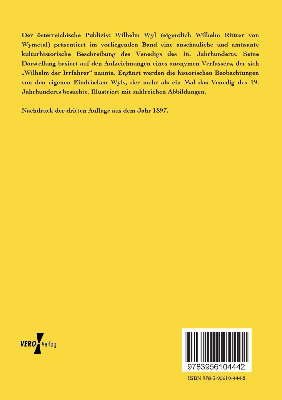 Rückseitencover Aus Tizians Tagen