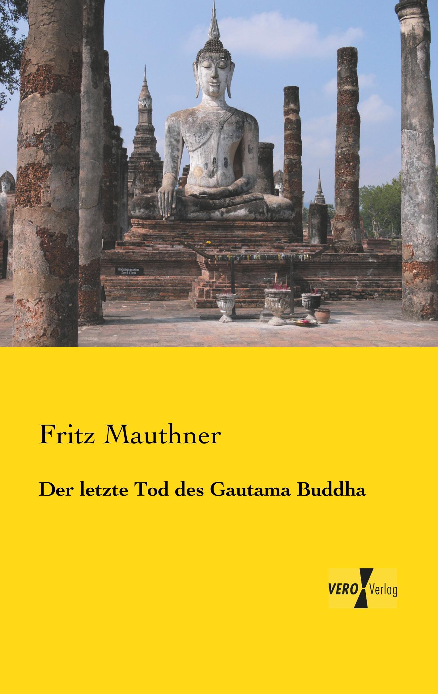 Vorderes Coverbild Der letzte Tod des Gautama Buddha