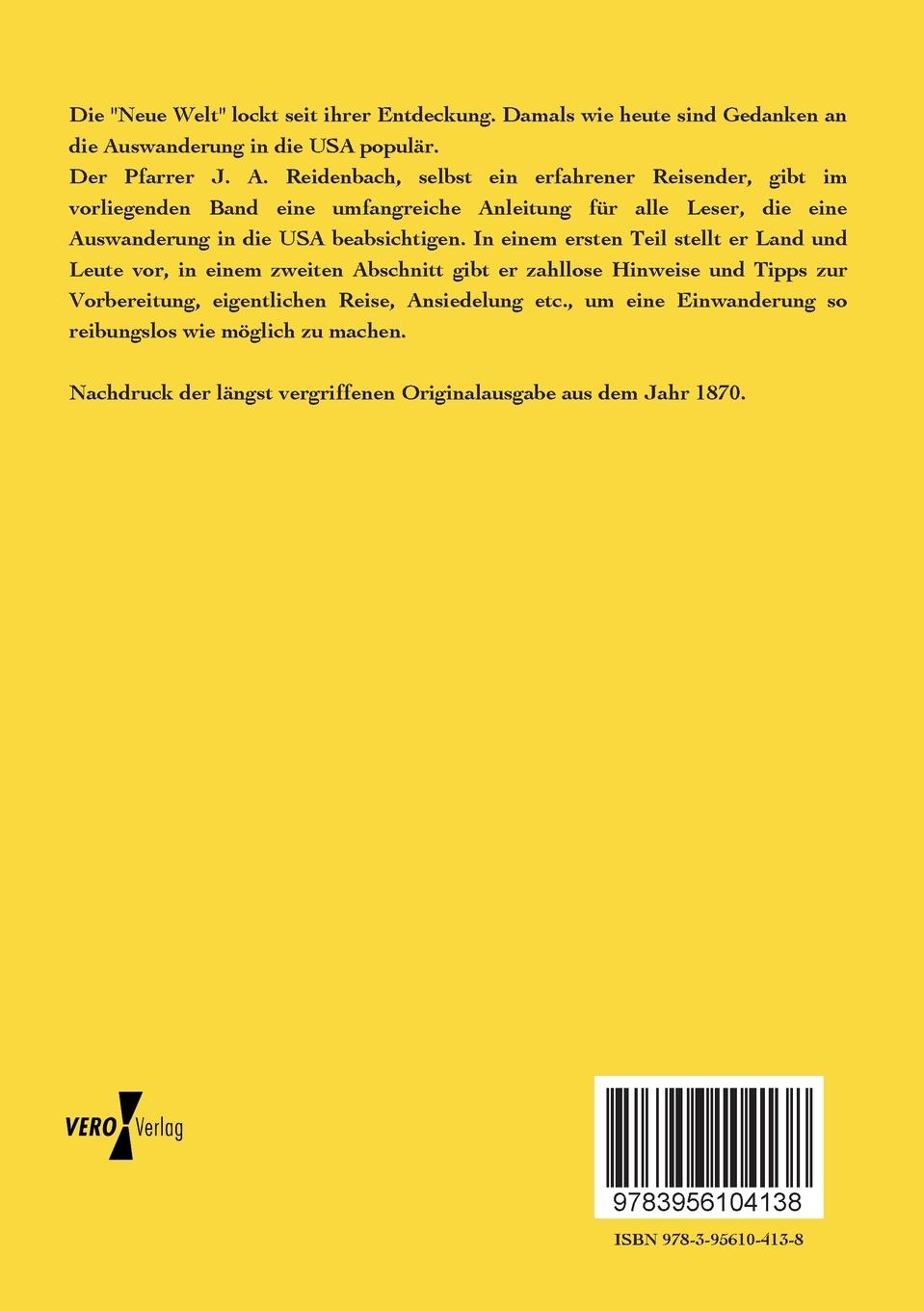 Rückseitencover Amerika