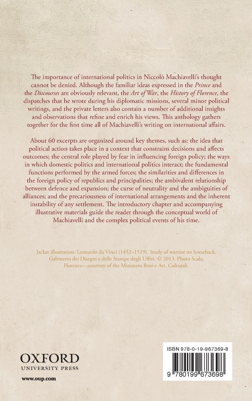 Rückseitencover Machiavelli on International Relations