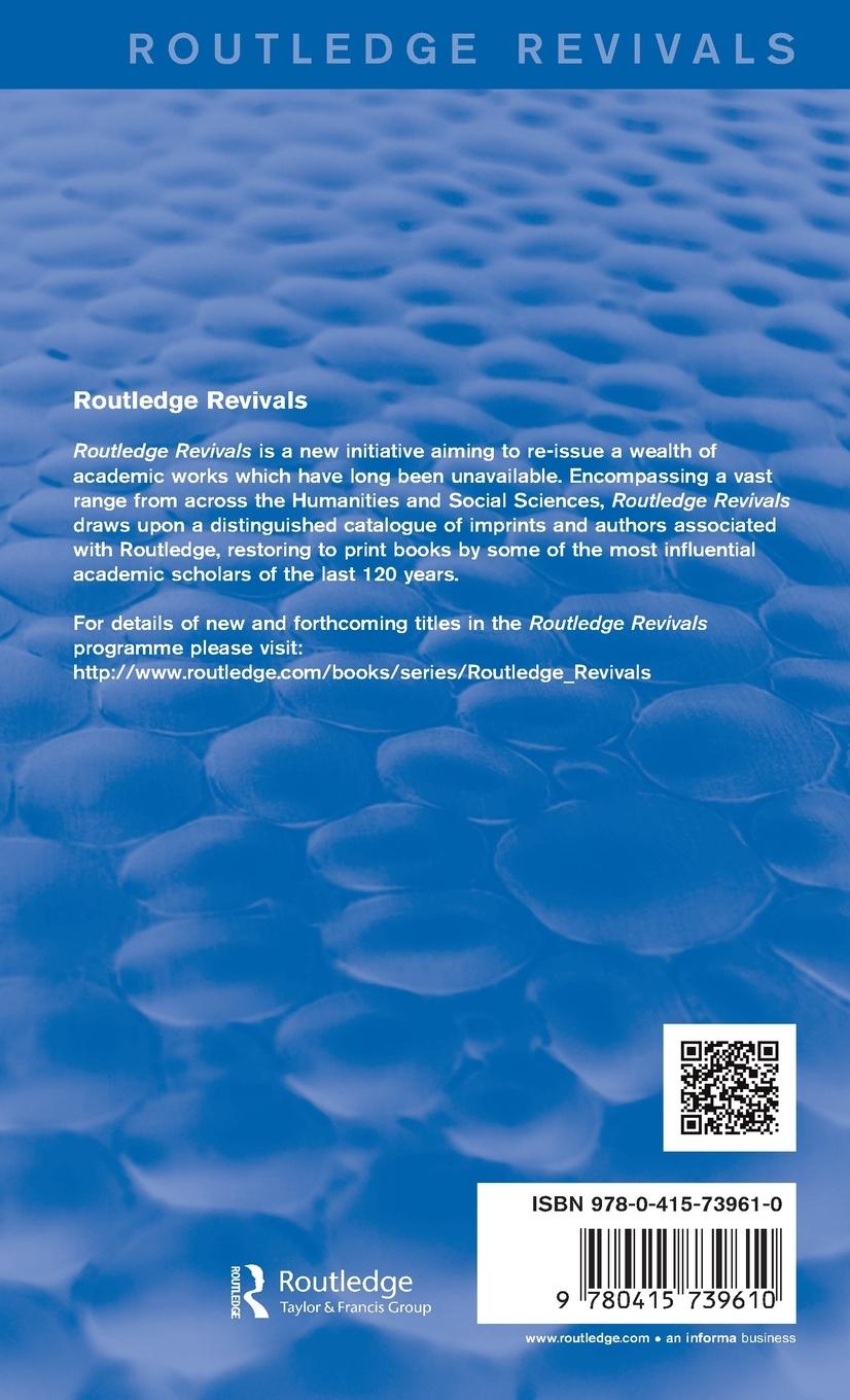 Rückseitencover The Anatomy of Inquiry (Routledge Revivals)