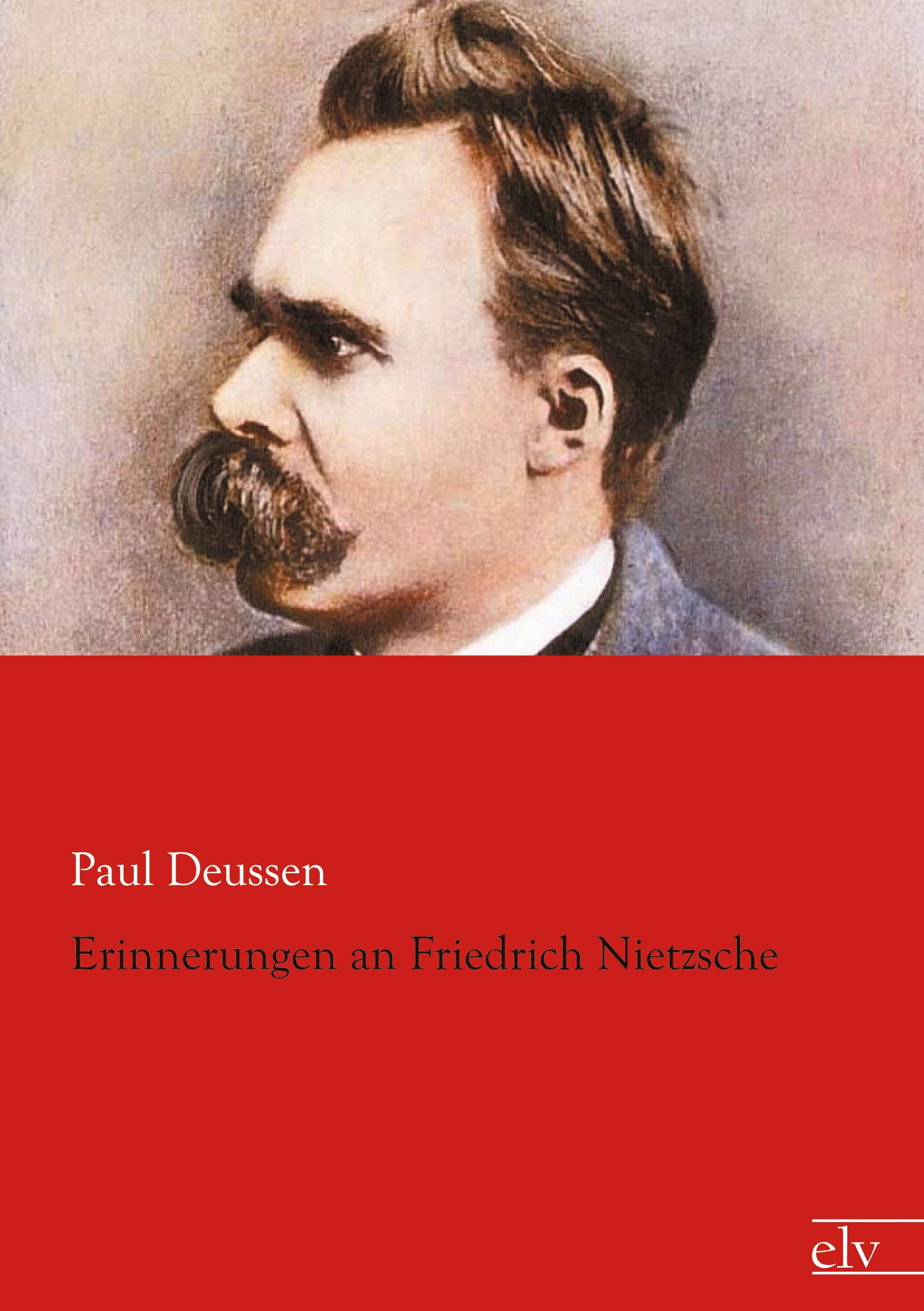 Vorderes Coverbild Erinnerungen an Friedrich Nietzsche