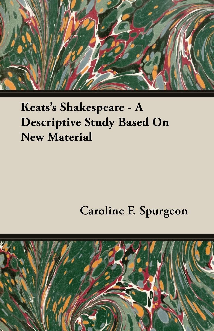 Vorderes Coverbild Keats's Shakespeare - A Descriptive Study Based on New Material