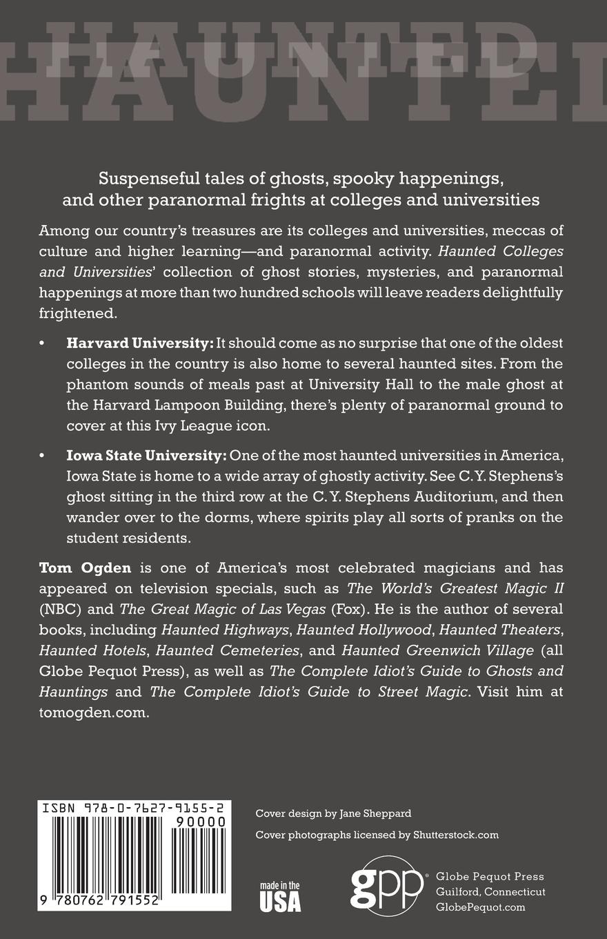 Rückseitencover Haunted Colleges and Universities