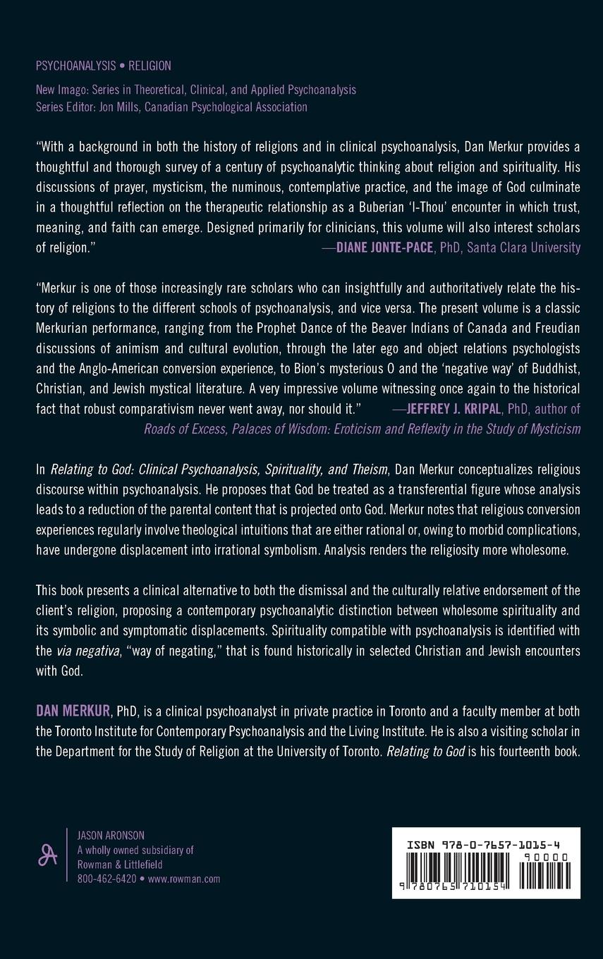 Rückseitencover Relating to God