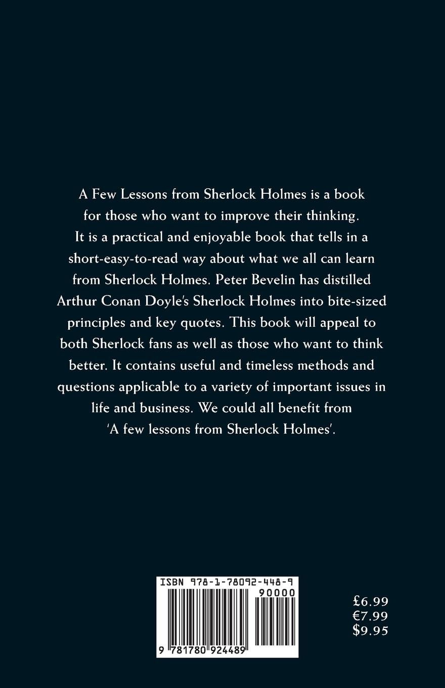 Rückseitencover A Few Lessons from Sherlock Holmes