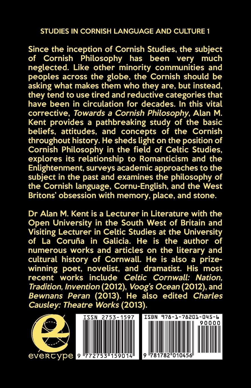 Rückseitencover Towards a Cornish Philosophy