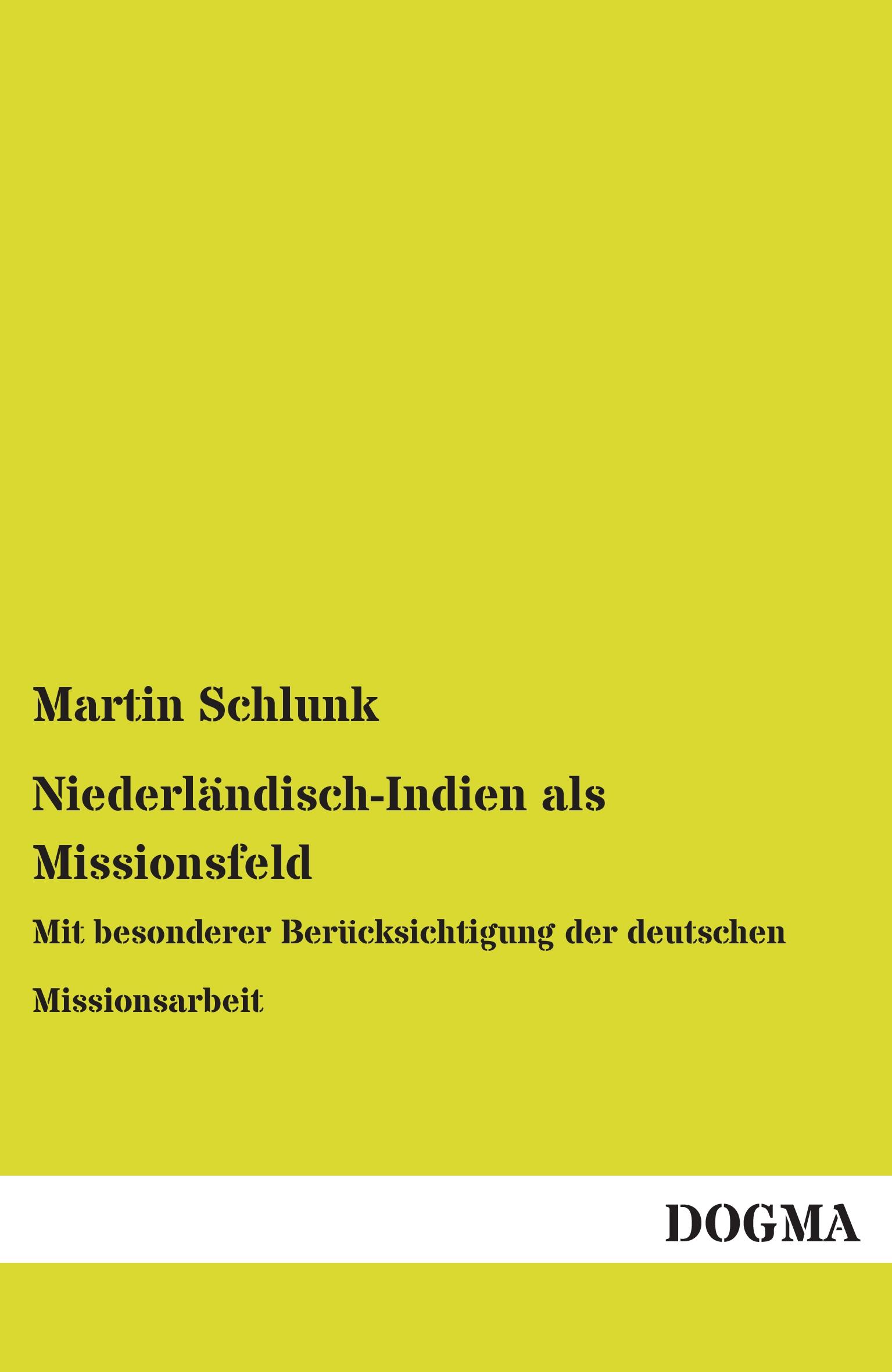 Vorderes Coverbild Niederländisch-Indien als Missionsfeld