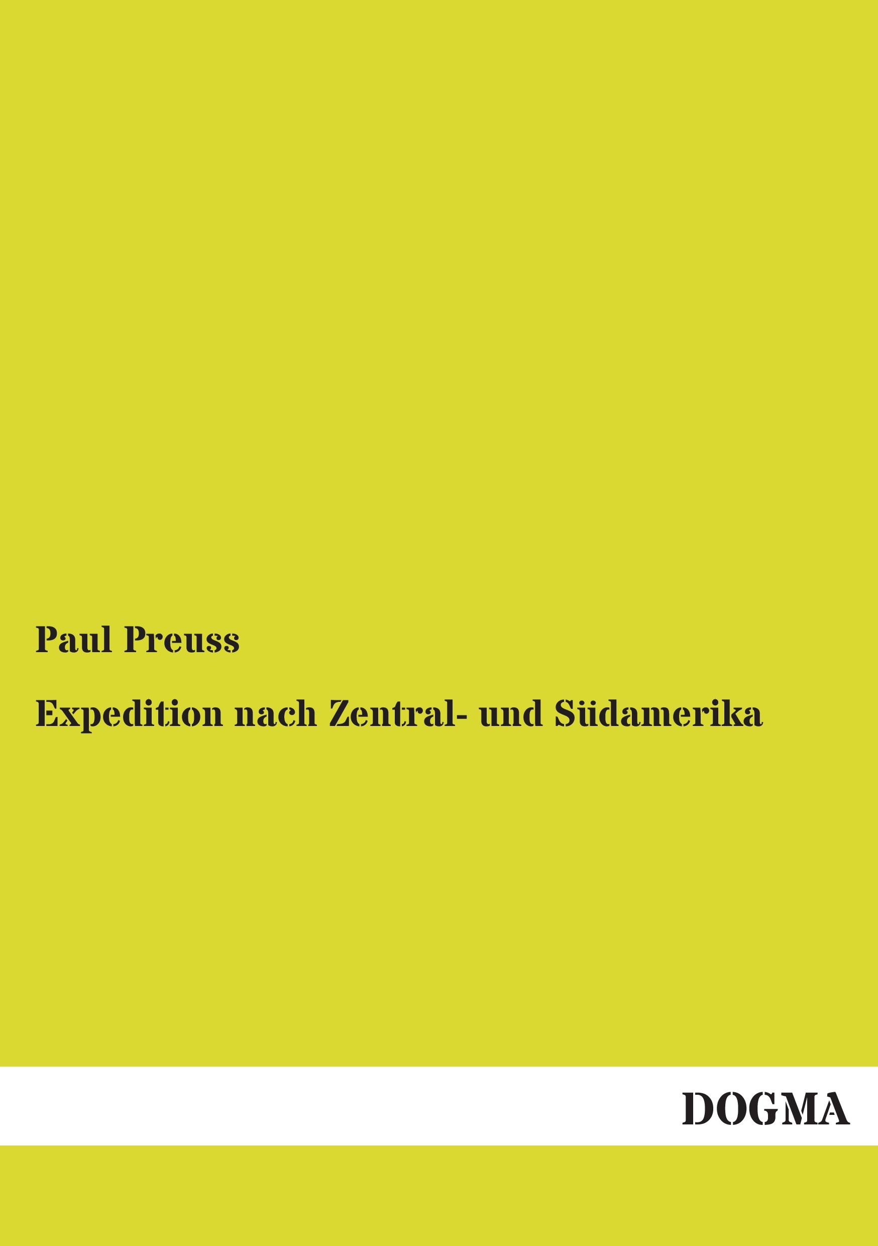Vorderes Coverbild Expedition nach Zentral- und Südamerika