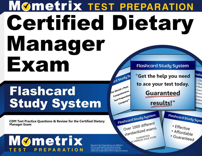 Vorderes Coverbild Certified Dietary Manager Exam Flashcard Study System