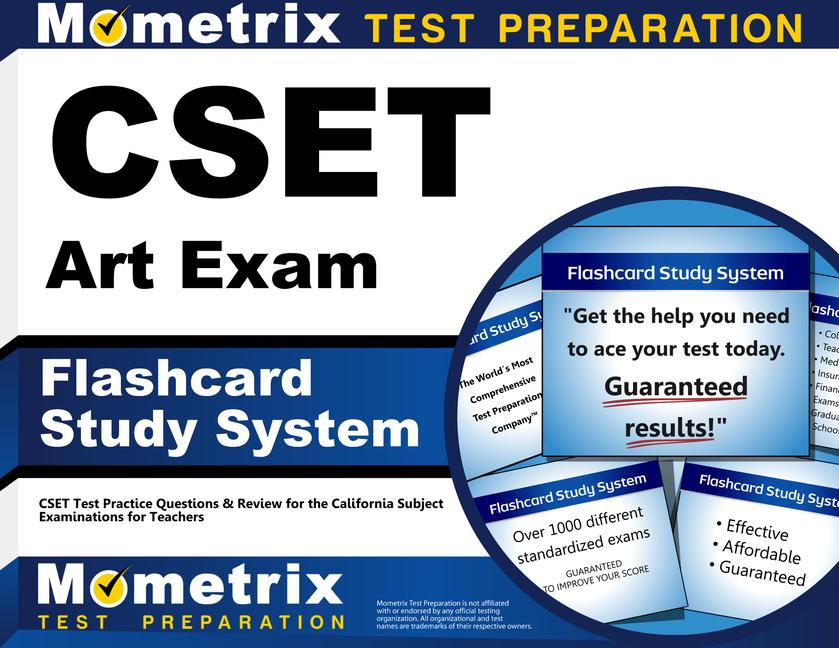 Vorderes Coverbild Cset Art Exam Flashcard Study System