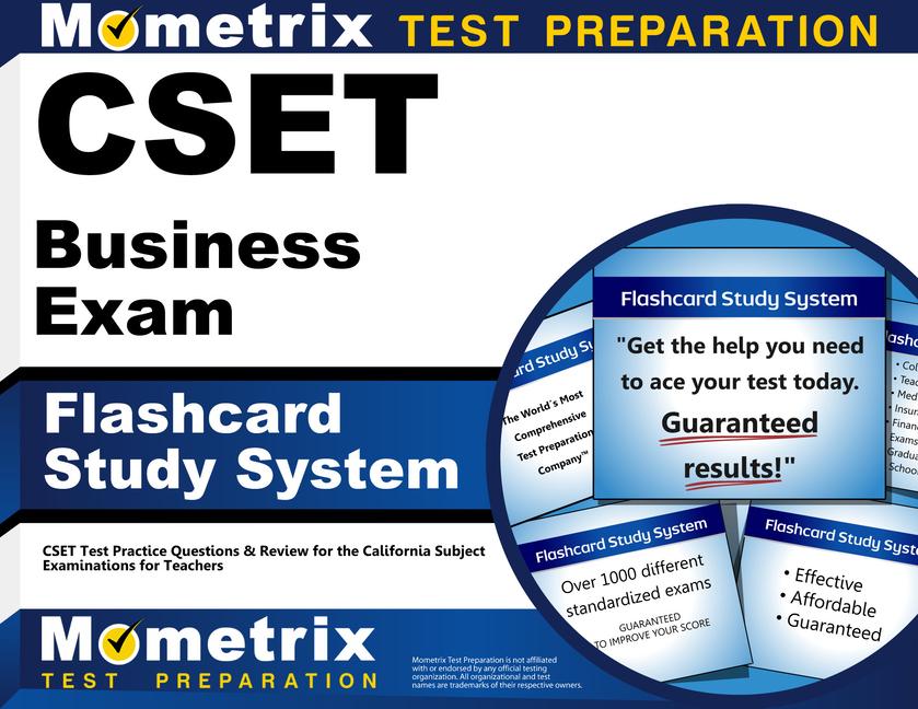 Vorderes Coverbild Cset Business Exam Flashcard Study System