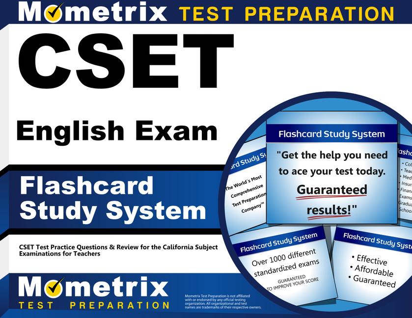 Vorderes Coverbild Cset English Exam Flashcard Study System