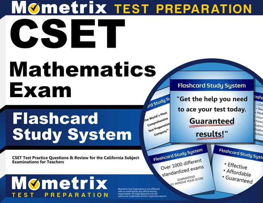 Vorderes Coverbild Cset Mathematics Exam Flashcard Study System