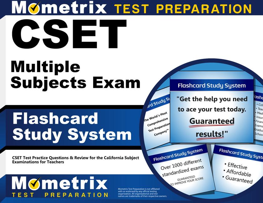 Vorderes Coverbild Cset Multiple Subjects Exam Flashcard Study System