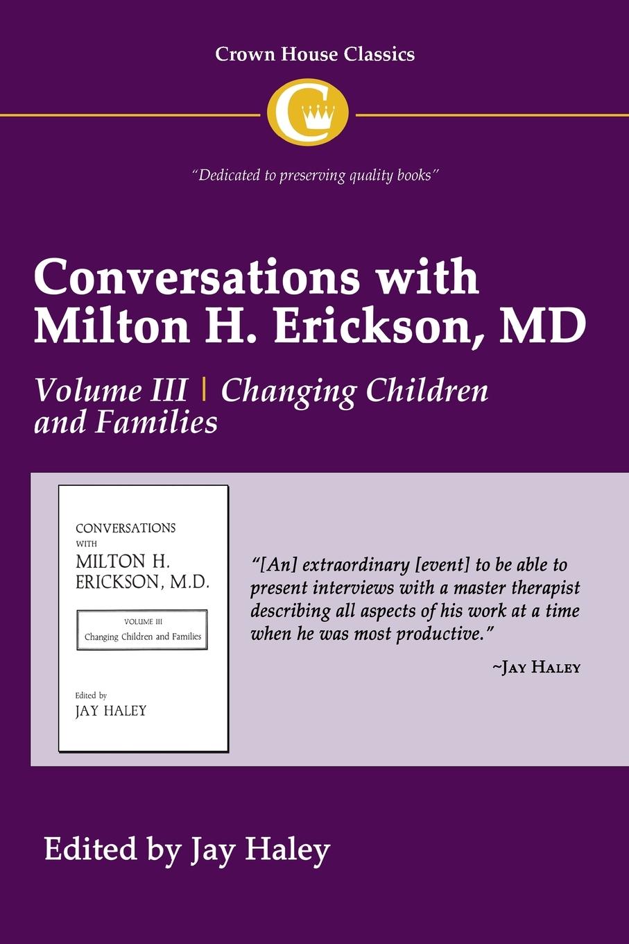 Vorderes Coverbild Conversations with Milton H. Erickson MD Volume III