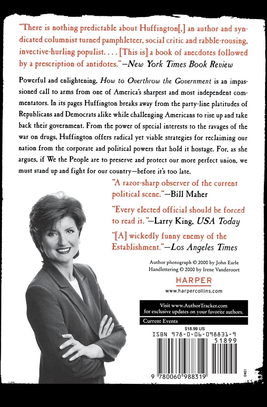 Rückseitencover How to Overthrow the Government (Revised)