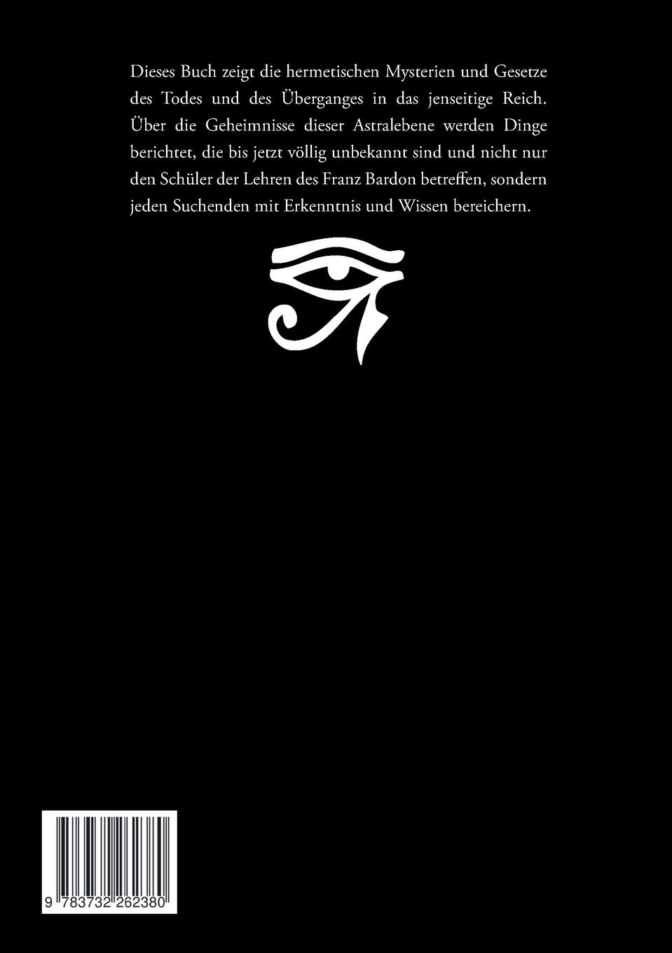 Rückseitencover Der Tod, der Übergang und die Astralebene