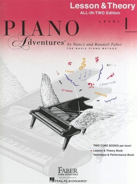 Vorderes Coverbild Piano Adventures All-In-Two Level 1 Lesson/Theory