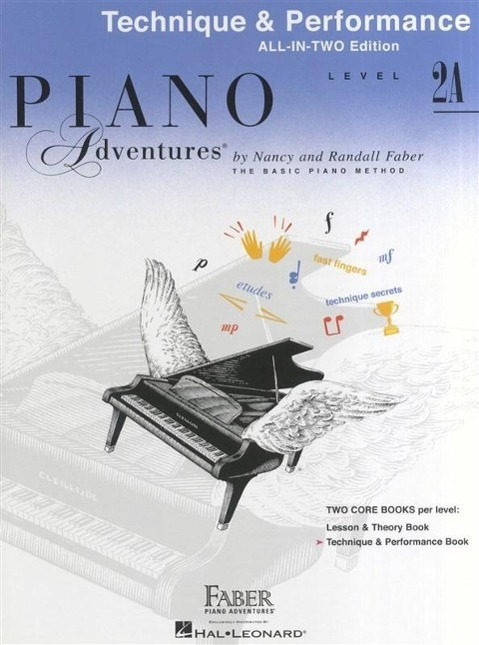 Vorderes Coverbild Piano Adventures All-In-Two Level 2A Tech. & Perf.