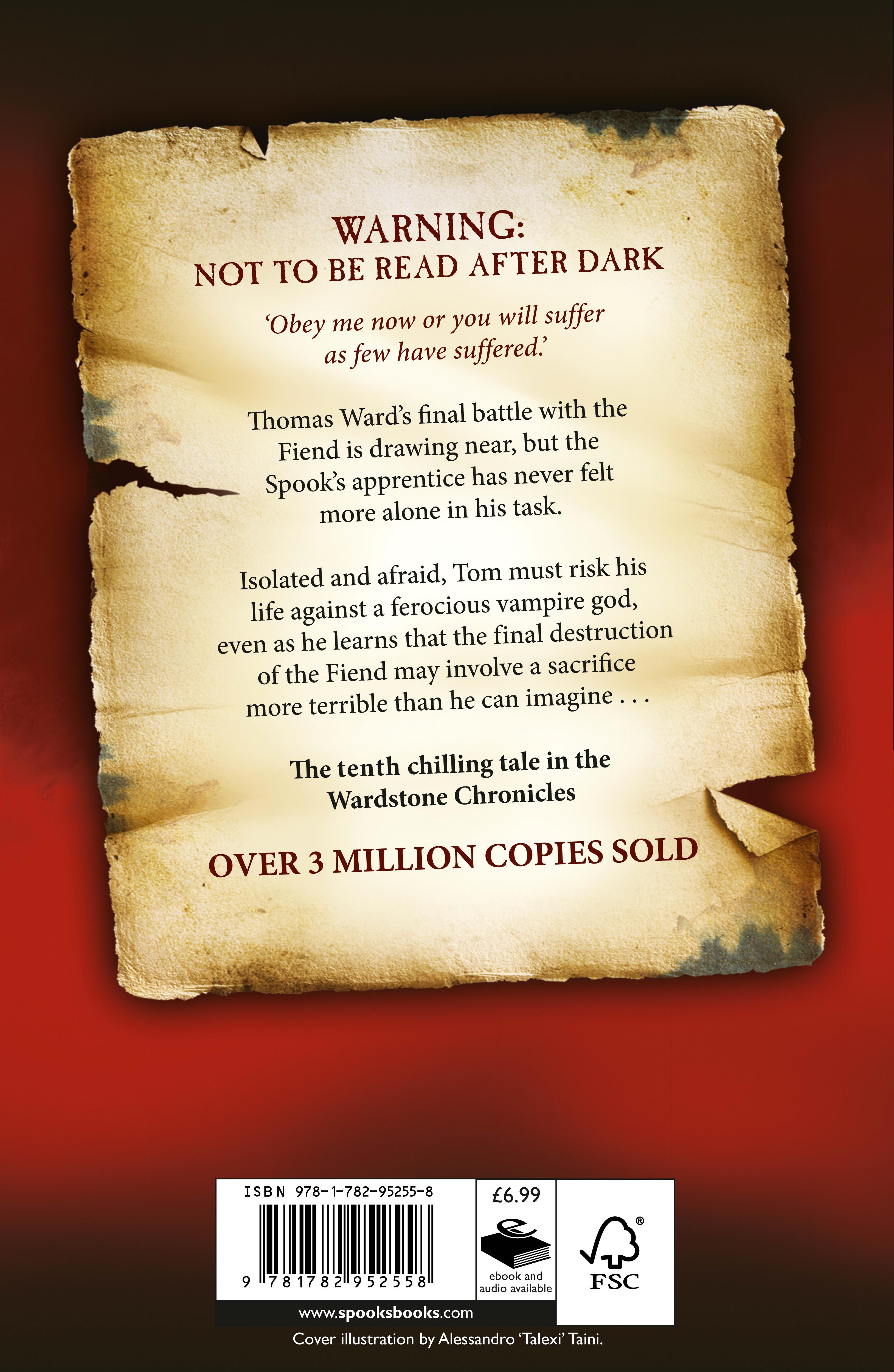 Rückseitencover The Spook's Blood