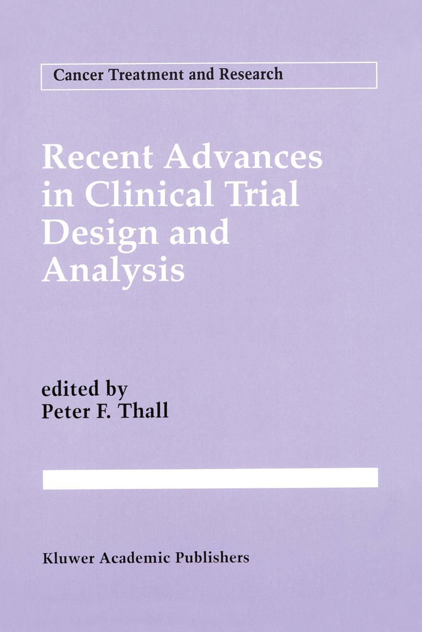 Vorderes Coverbild Recent Advances in Clinical Trial Design and Analysis