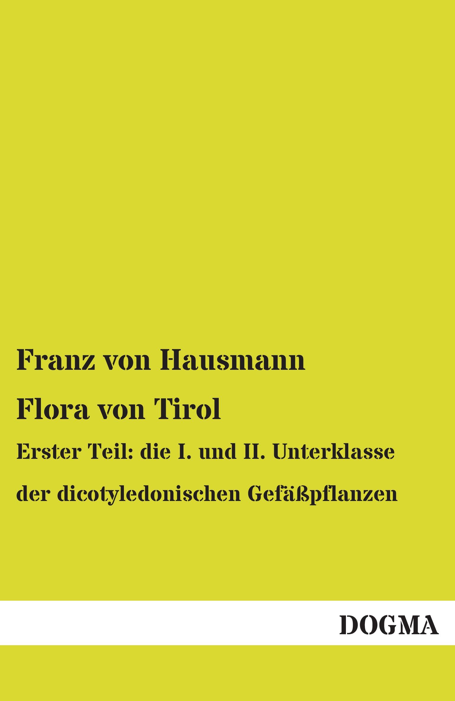 Vorderes Coverbild Flora von Tirol