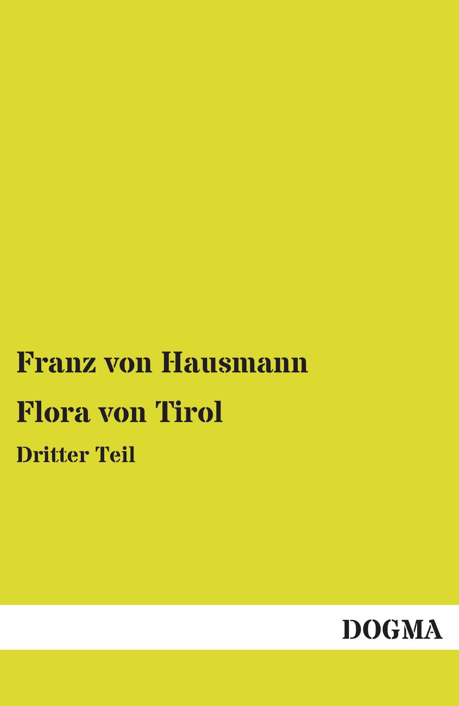 Vorderes Coverbild Flora von Tirol