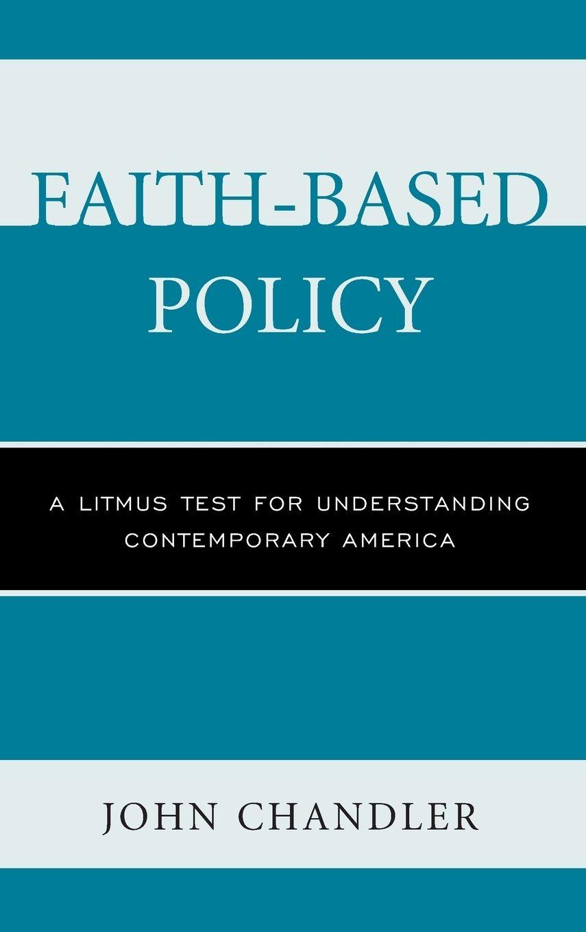 Vorderes Coverbild Faith-Based Policy