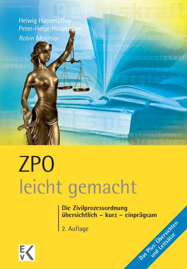 Vorderes Coverbild ZPO - leicht gemacht