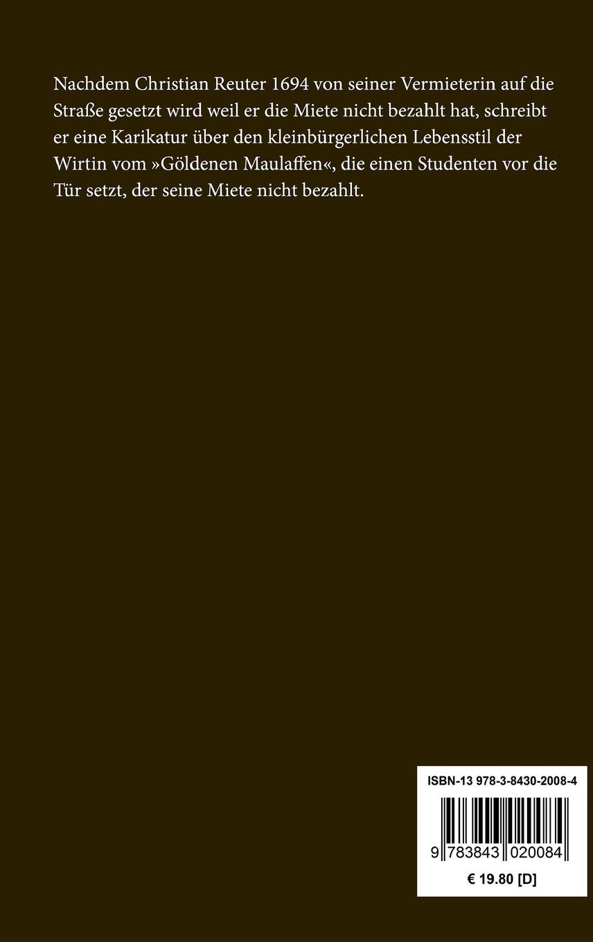 Rückseitencover L'Honnête Femme oder Die Ehrliche Frau zu Plißine