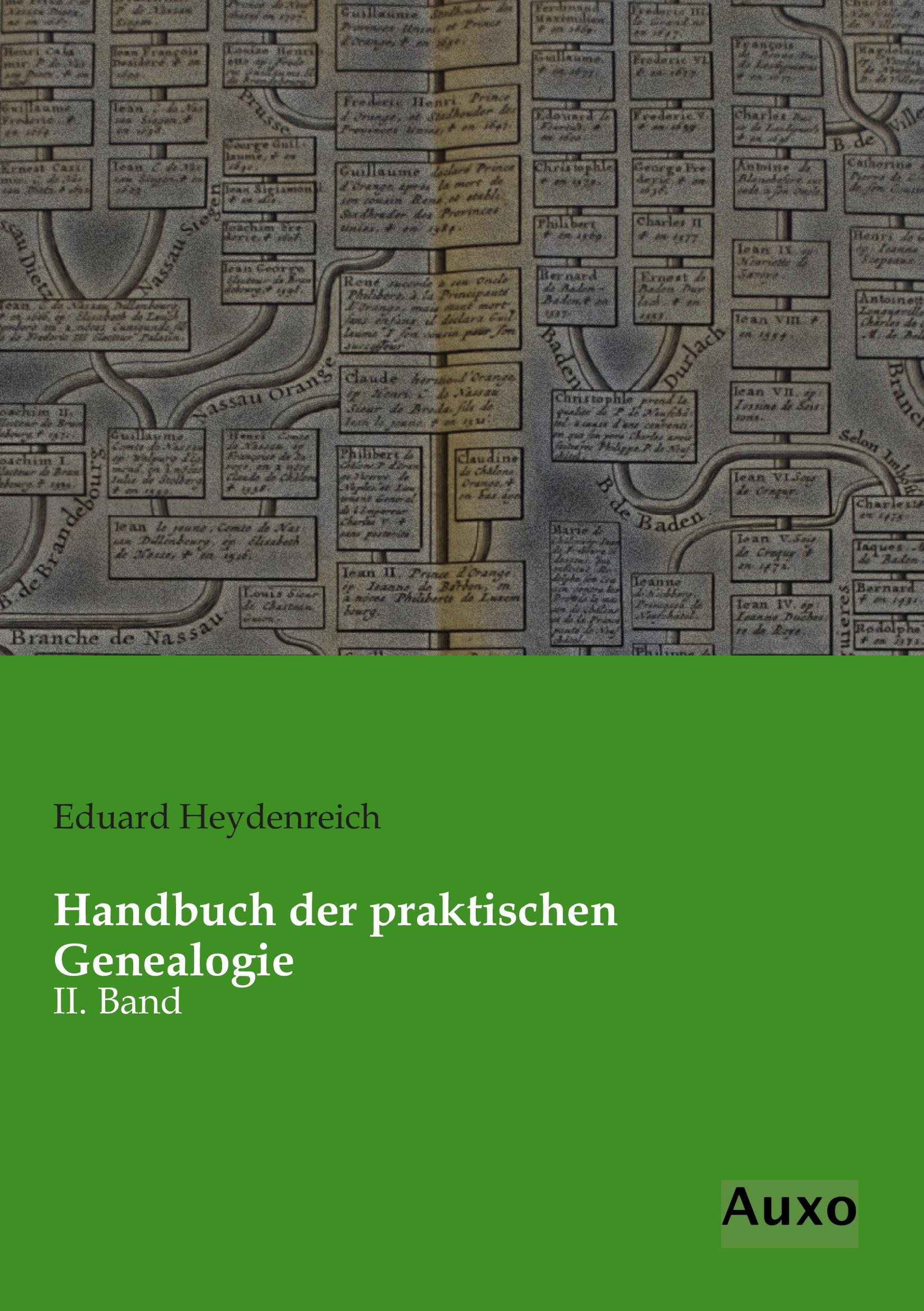 Vorderes Coverbild Handbuch der praktischen Genealogie