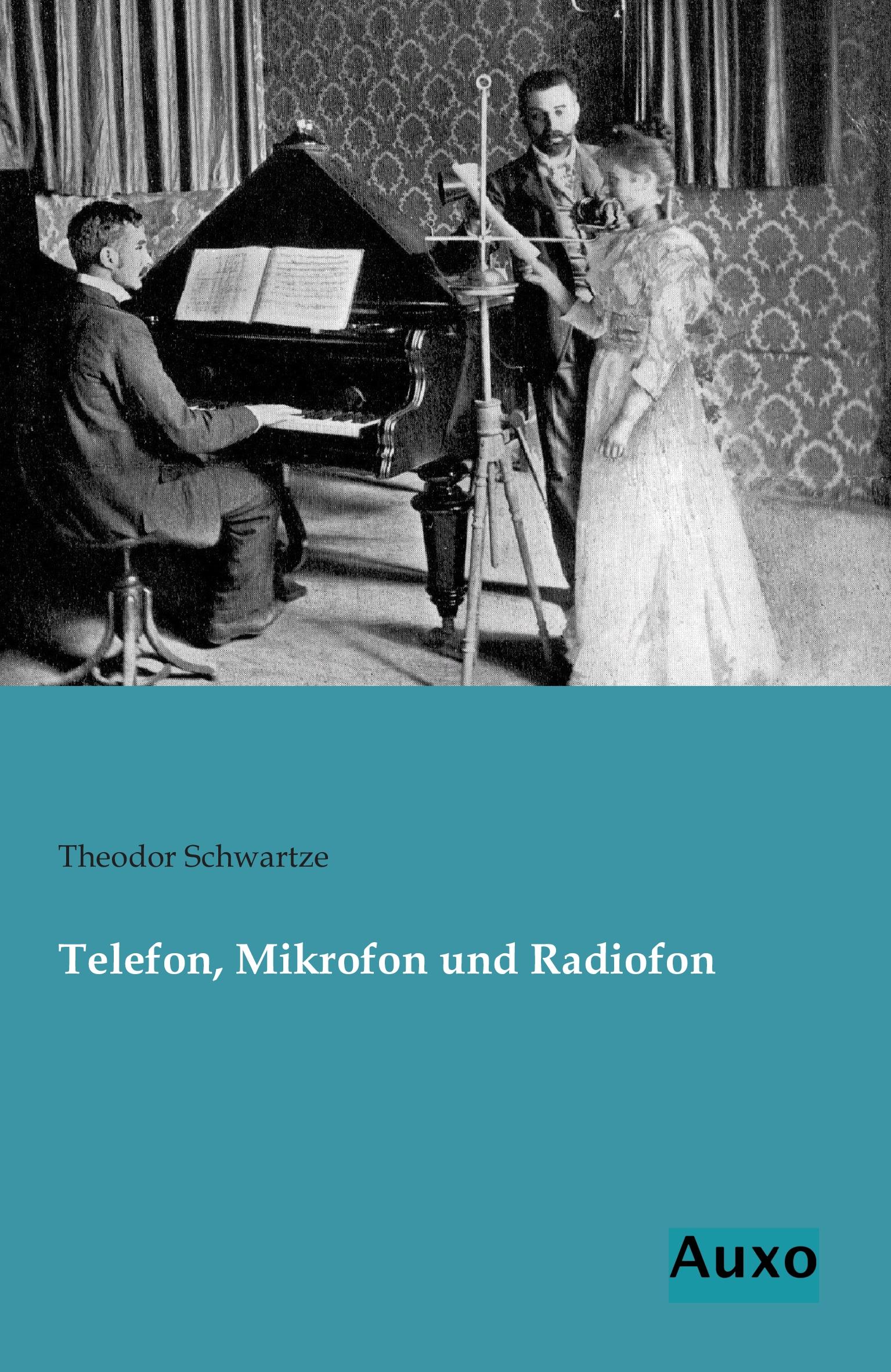 Vorderes Coverbild Telefon, Mikrofon und Radiofon