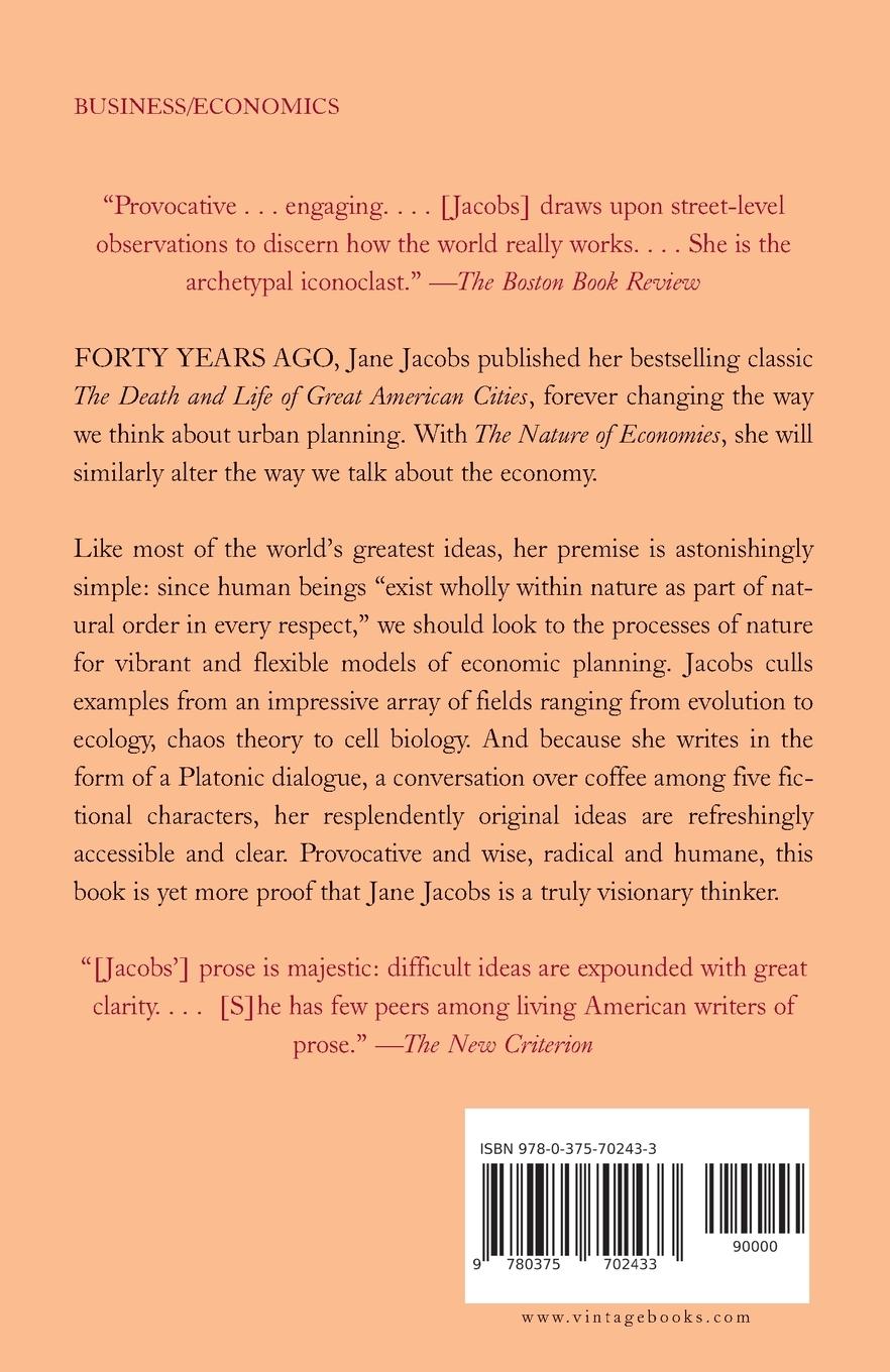 Rückseitencover The Nature of Economies