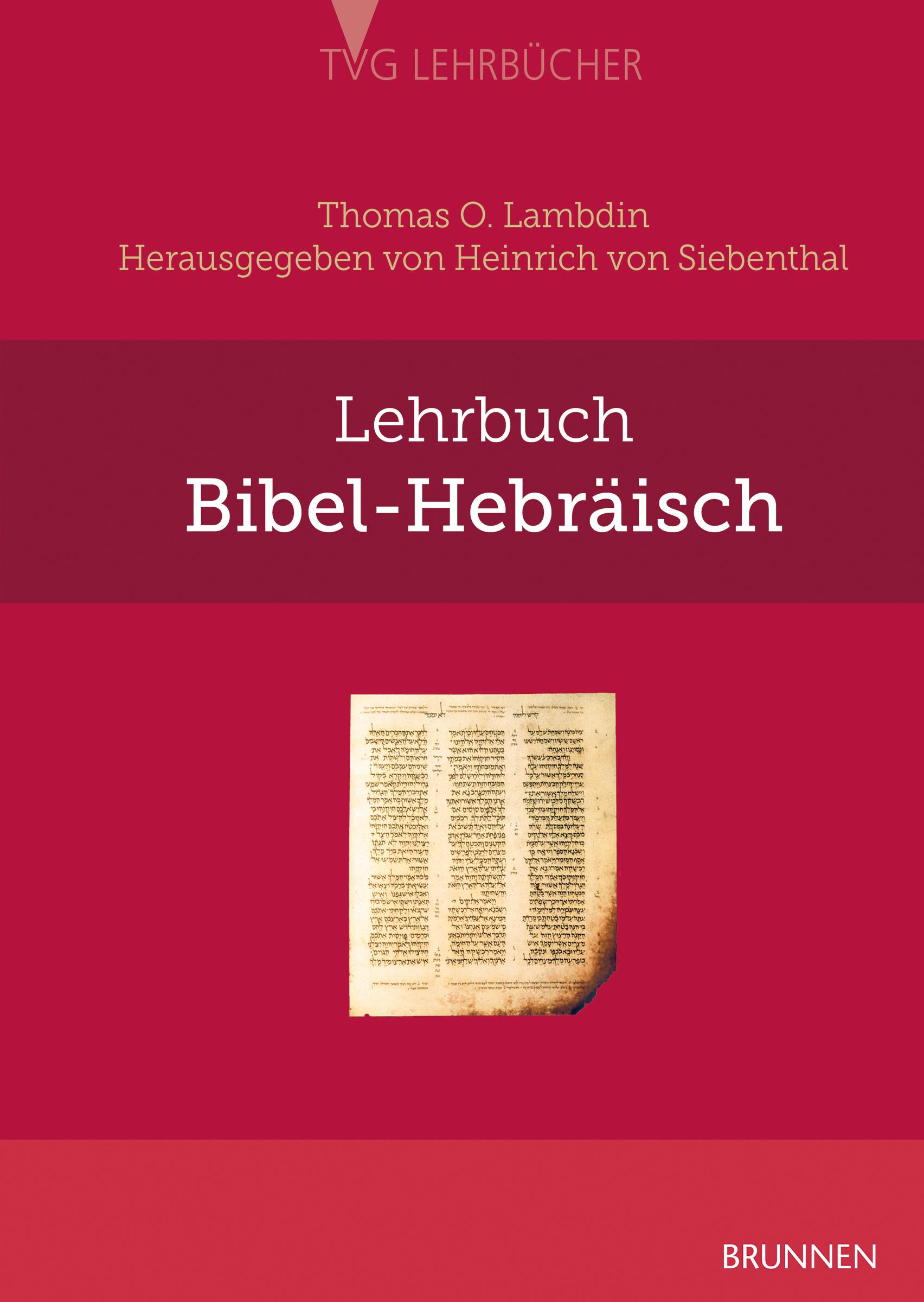 Vorderes Coverbild Lehrbuch Bibel-Hebräisch