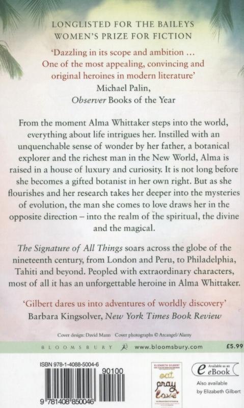 Rückseitencover The Signature of All Things