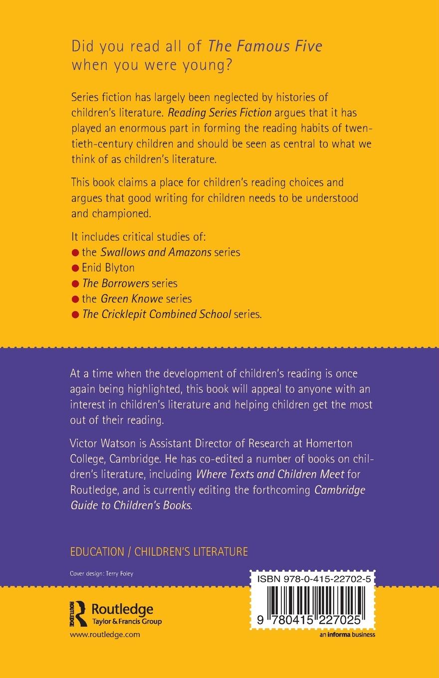 Rückseitencover Reading Series Fiction