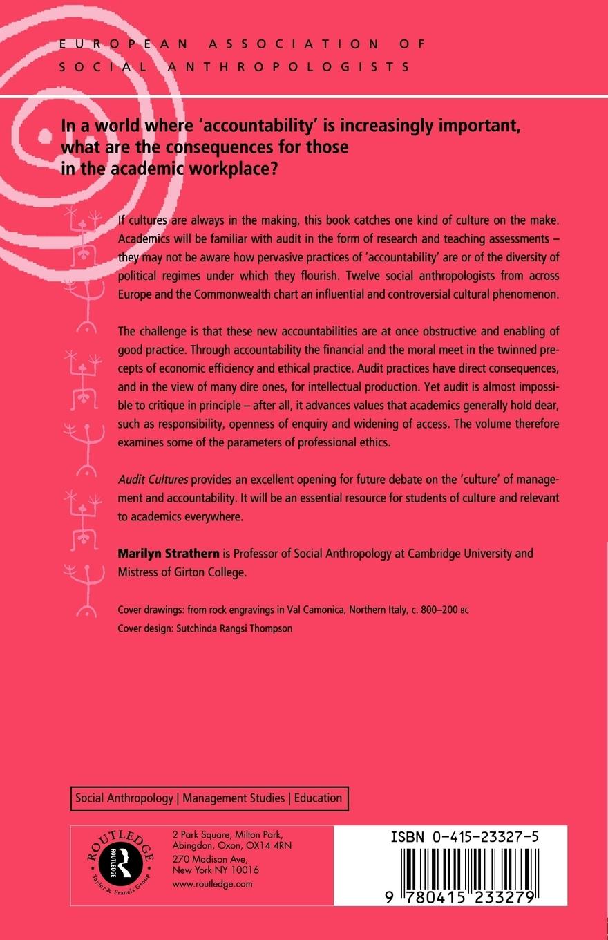 Rückseitencover Audit Cultures