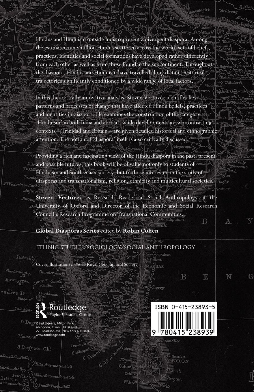 Rückseitencover The Hindu Diaspora