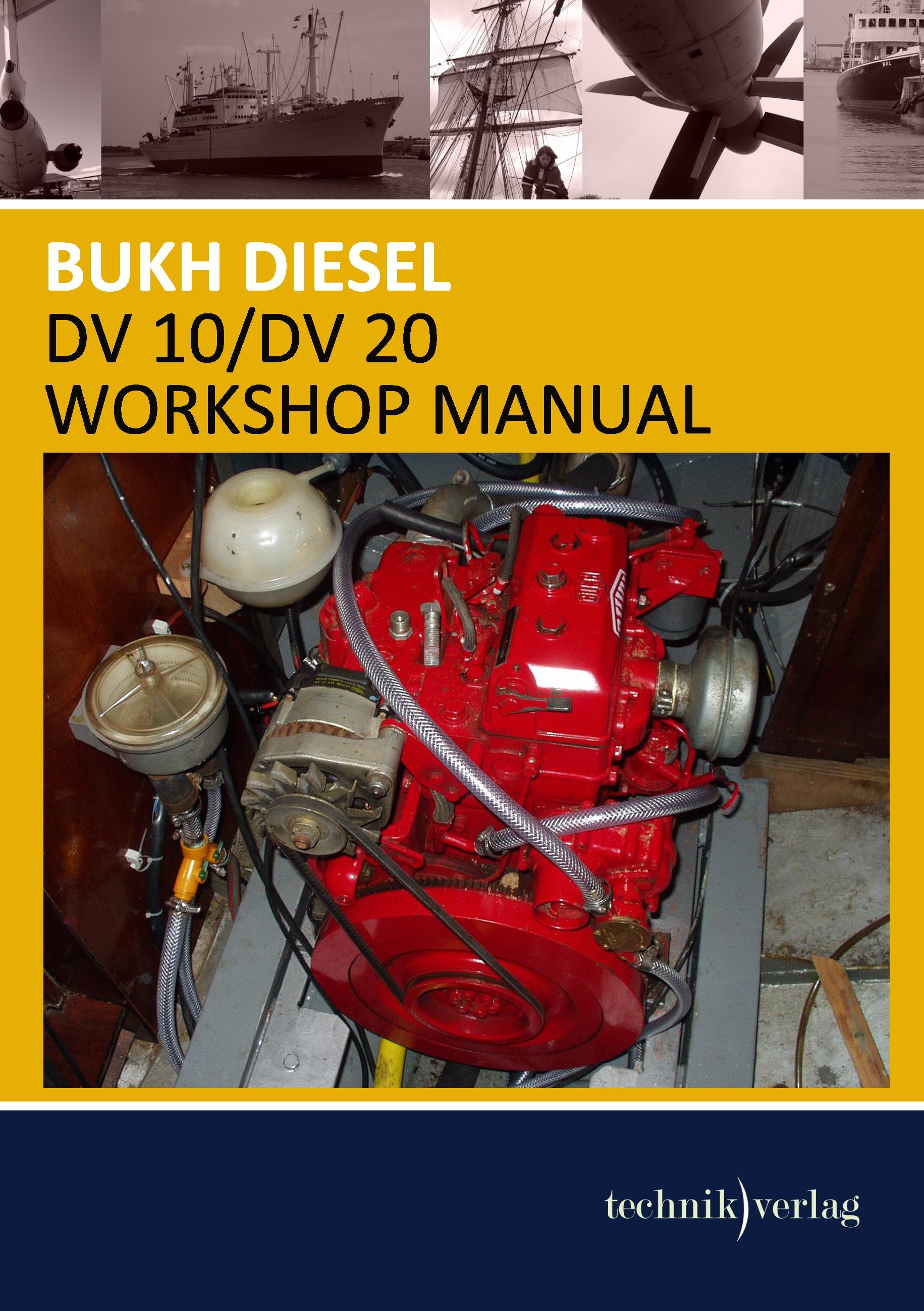 Vorderes Coverbild BUKH DIESEL DV 10 + DV 20 WORKSHOP MANUAL