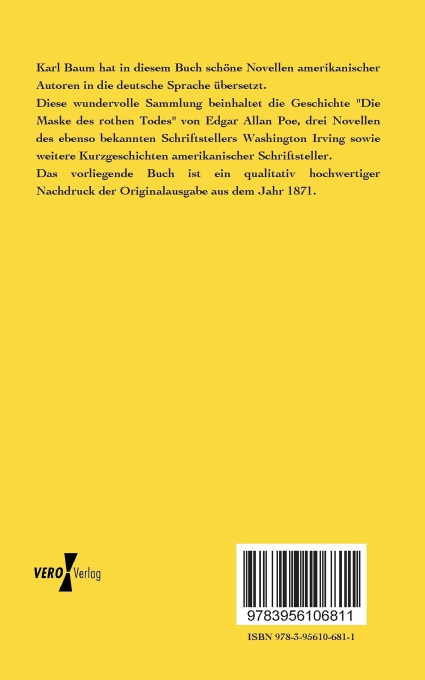 Rückseitencover Transatlantische Novellen