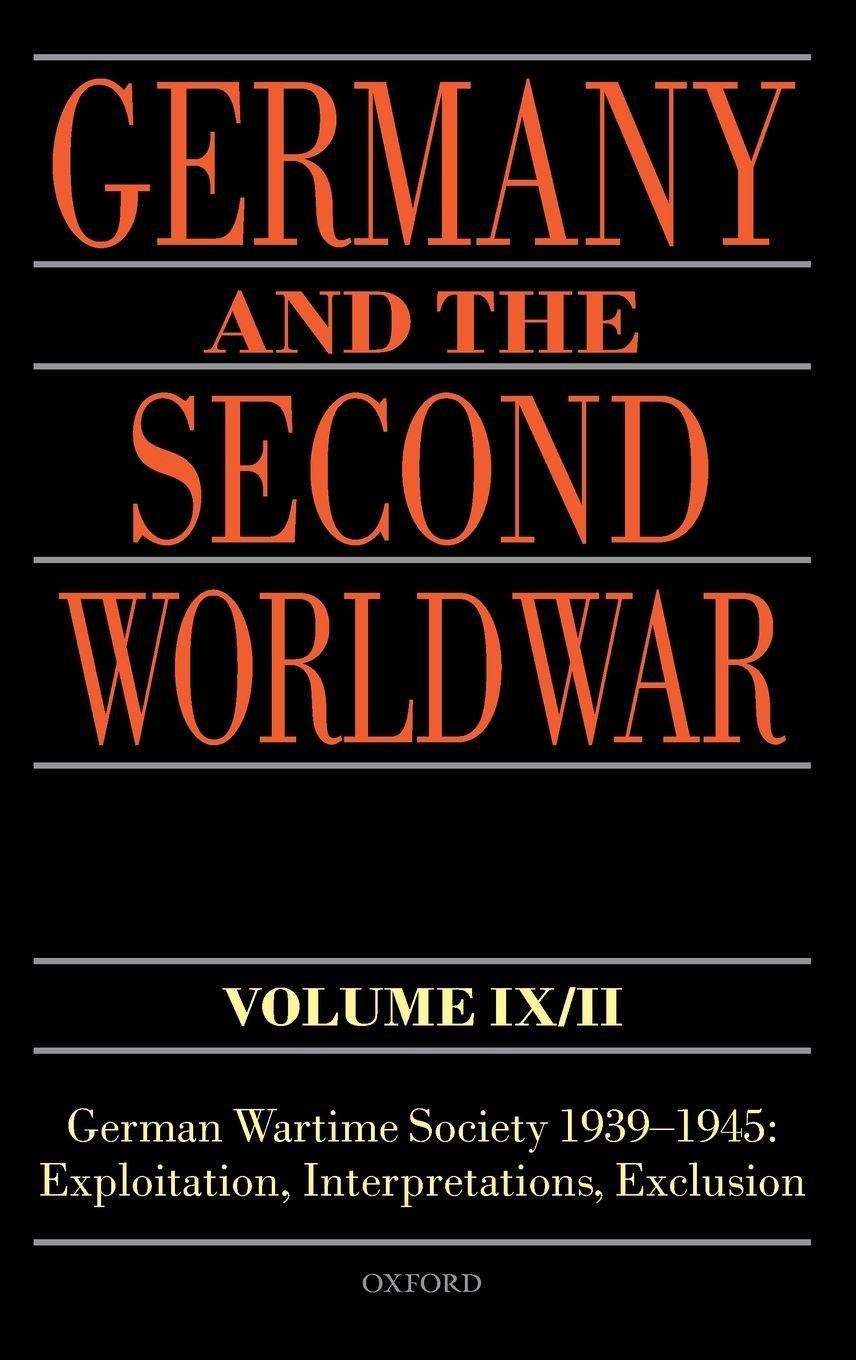 Vorderes Coverbild Germany and the Second World War Volume IX/II